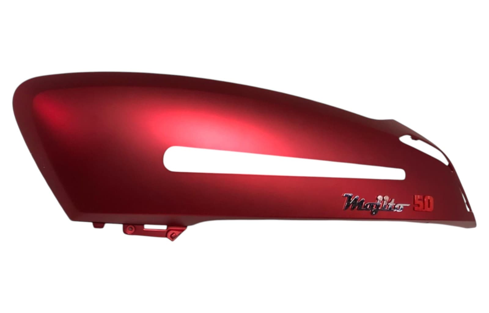 Sol Koruma Levhası MAT Kırmızı (Led Model) Mojito 50 Scooter (Arora) yedek parça
