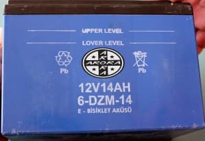 AKÜ (12V 12AH) Blade Off Road (Arora) yedek parça