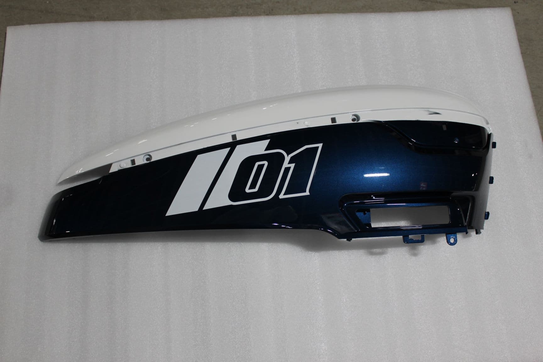 Sol Koruma Levhası Mavi Malibu PRO Scooter (Arora) yedek parça