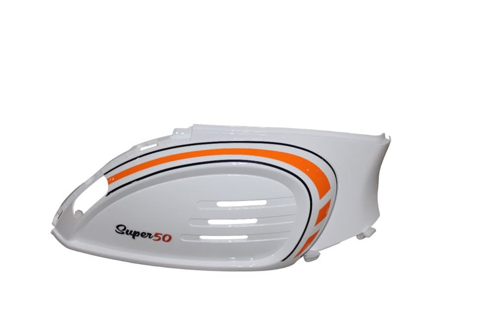 Sağ Koruma Levhası Beyaz Super 50 Scooter (Arora) yedek parça