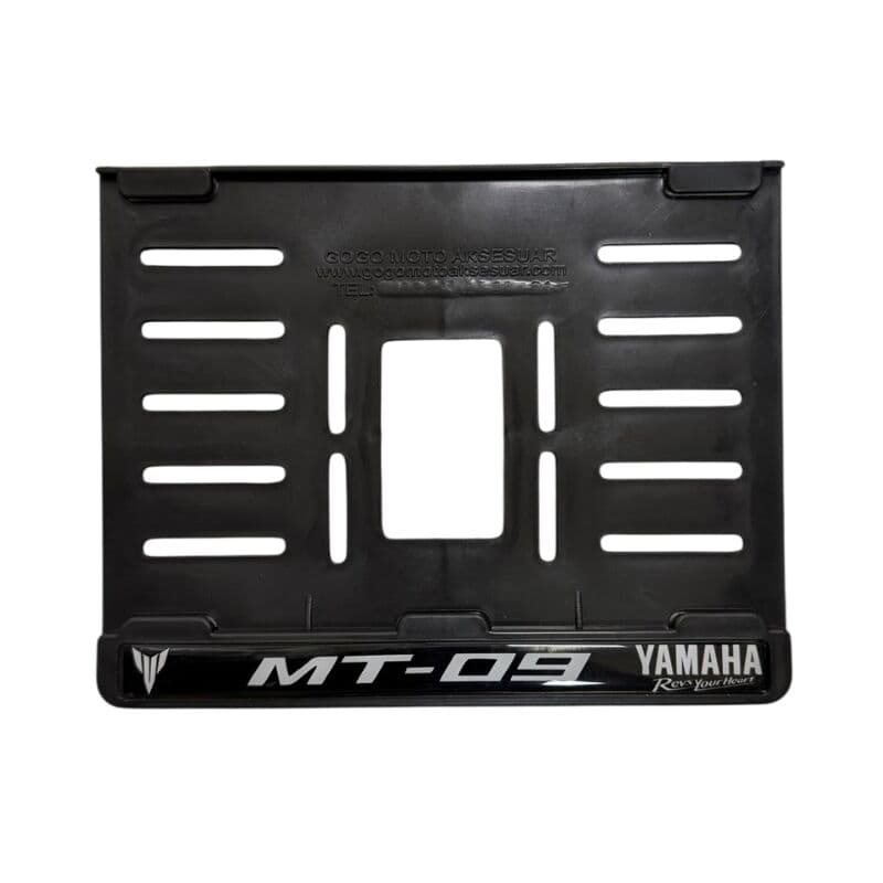 Yamaha MT-09 Uyumlu Beyaz Plastik (15X24 Cm) Kırılmaz Plakalık aksesuar