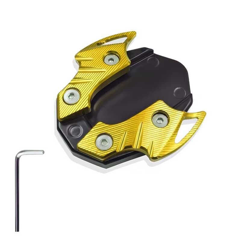 Honda PCX 2021 2024 Uyumlu Yan Ayak Genişletme Yarasa Model Gold aksesuar