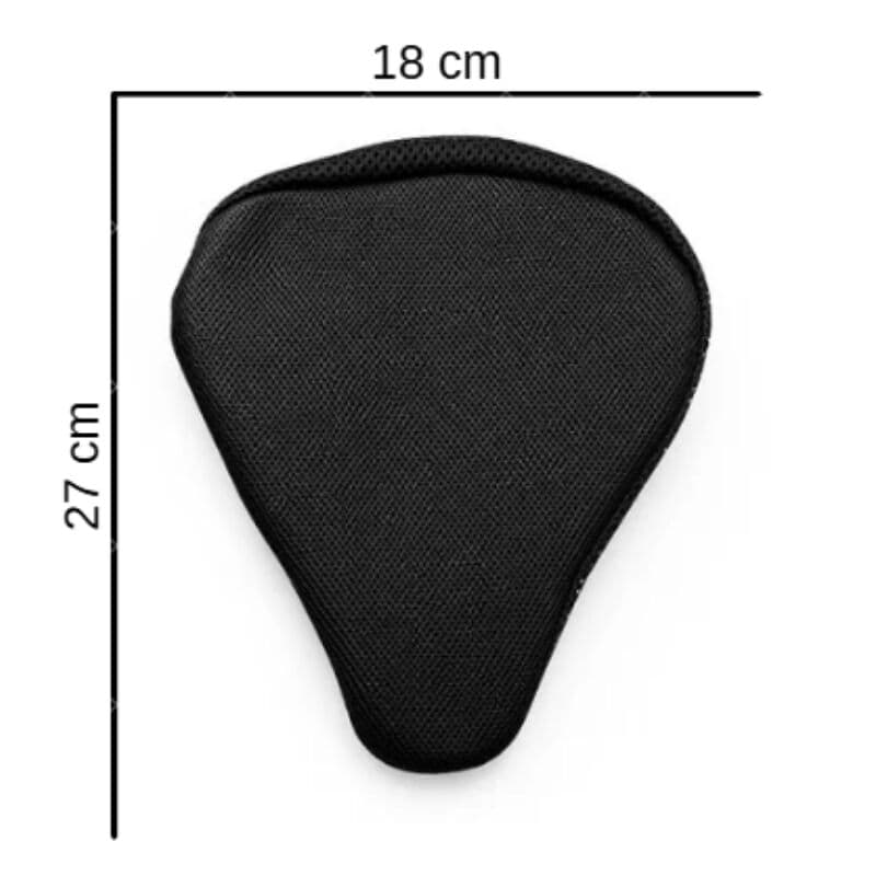 Büyük BOY Bisiklet Koltuk Kılıfı Deri 18 X 27 CM Uyumlu (Siyah) aksesuar