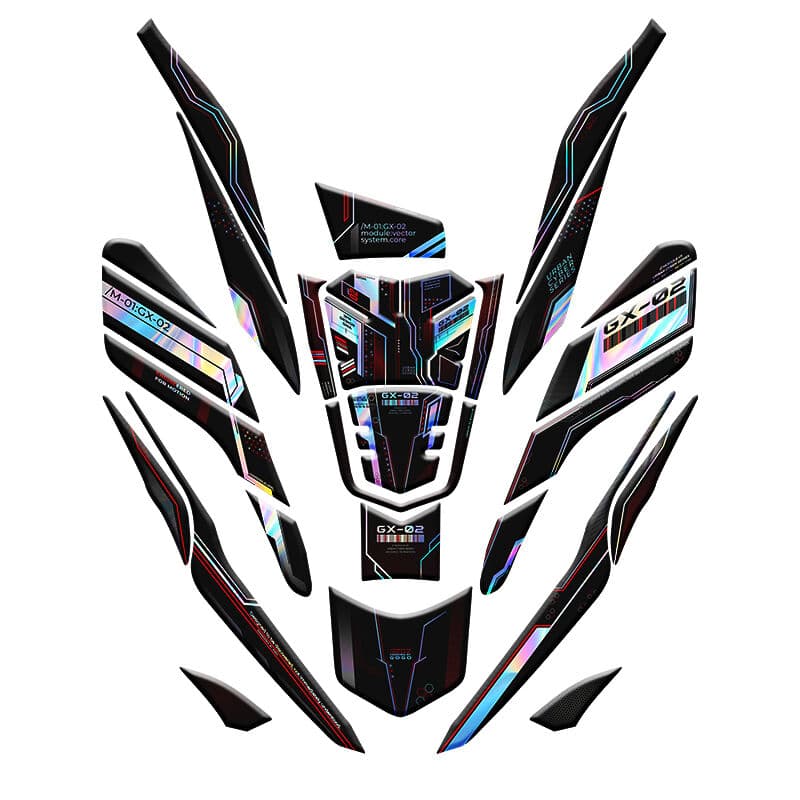 Honda PCX 2021 - 2024 Uyumlu Tank PAD Set Hologram 024 aksesuar