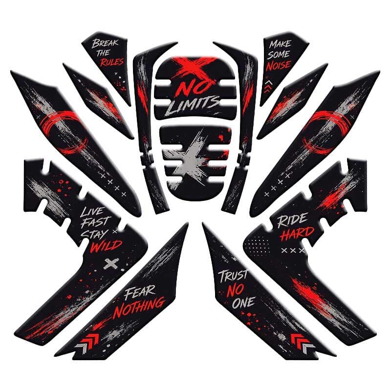Honda Forza 2021 - 2024 Uyumlu Tank PAD Set 018 aksesuar