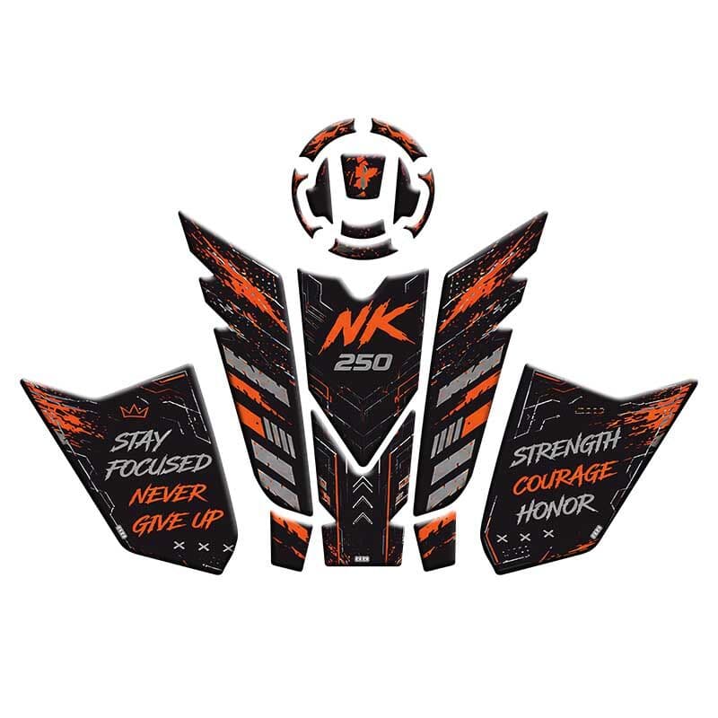 CF Moto 250 NK 2023 - 2026 Uyumlu Tank PAD Set 004 aksesuar
