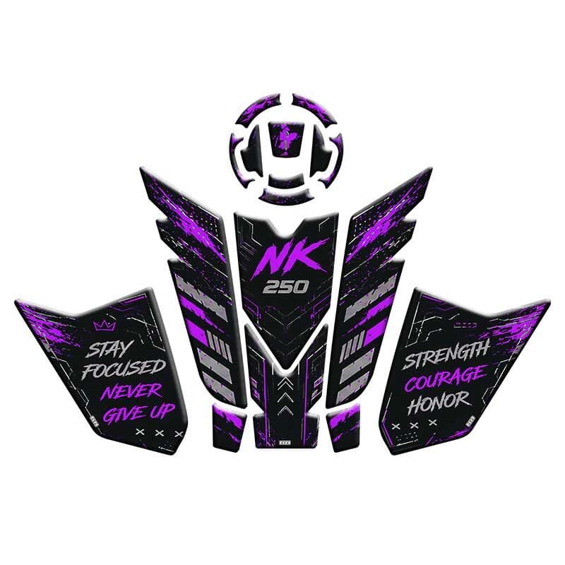 CF Moto 250 NK 2023 - 2026 Uyumlu Tankpad Set 007 aksesuar