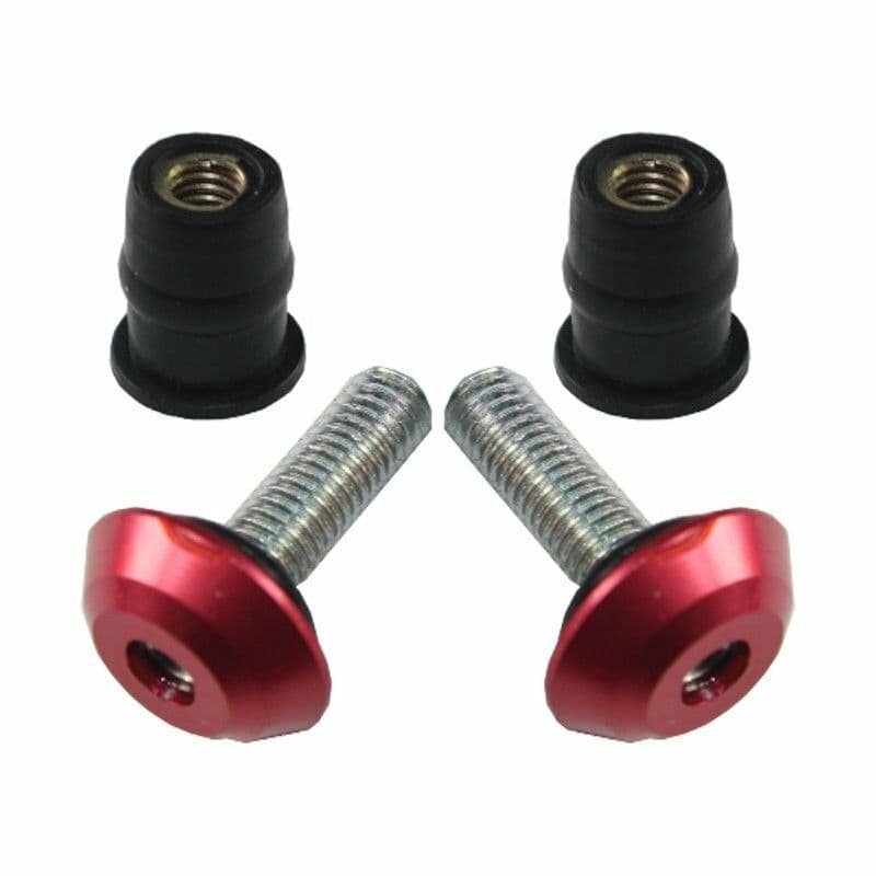 6 Mm Kırmızı Grenaj Vida + Somun aksesuar