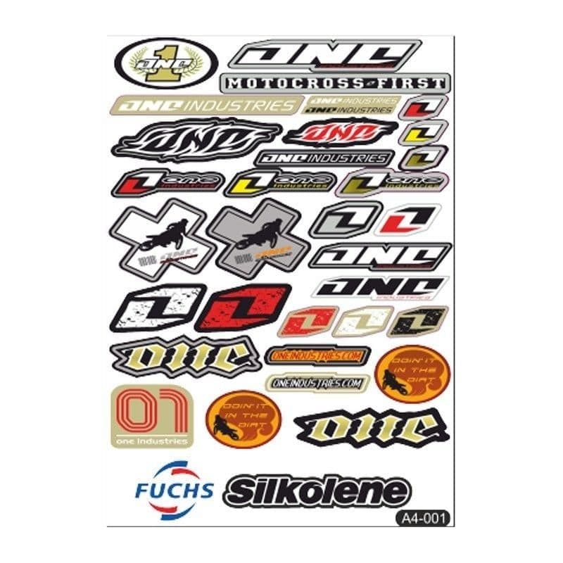 A4 Sticker 001 TEK Paket Çoklu Sticker aksesuar