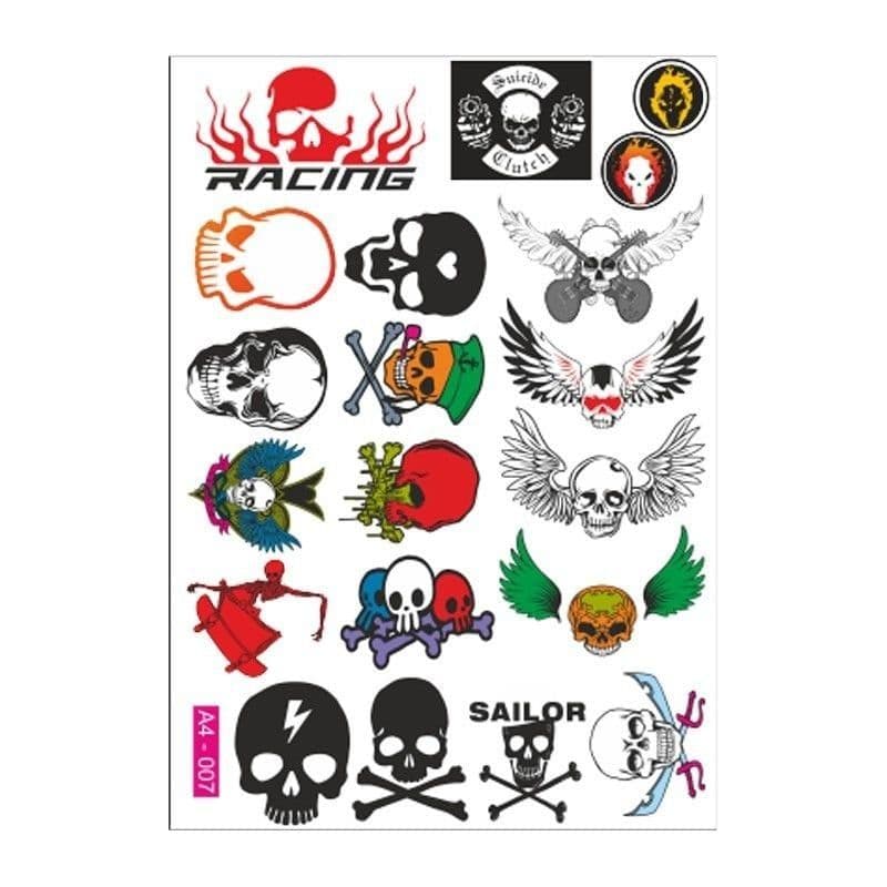 A4 Sticker 007 TEK Paket Çoklu Sticker aksesuar