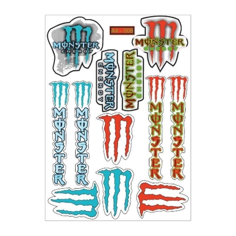 A4 Sticker 008 TEK Paket Çoklu Sticker aksesuar