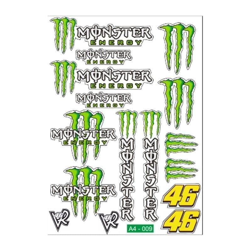 A4 Sticker 009 TEK Paket Çoklu Sticker aksesuar