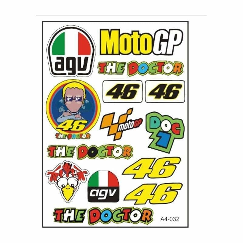 A4 Sticker 032 TEK Paket Çoklu Sticker aksesuar