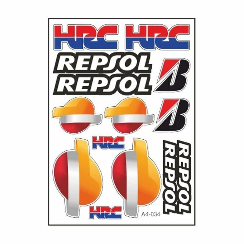 A4 Sticker 034 TEK Paket Çoklu Sticker aksesuar