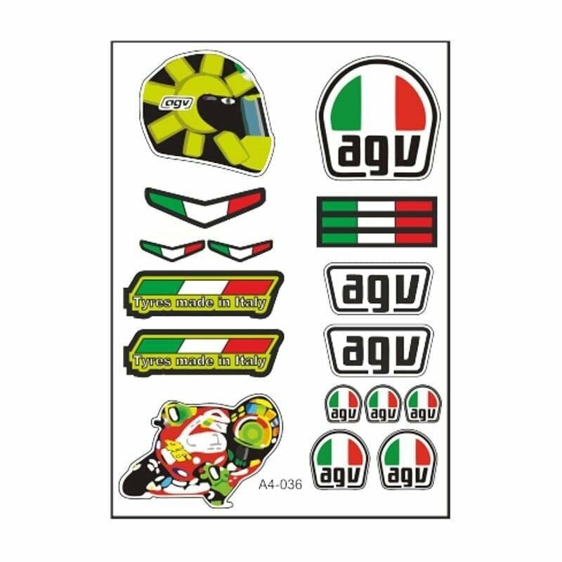 A4 Sticker 036 TEK Paket Çoklu Sticker aksesuar