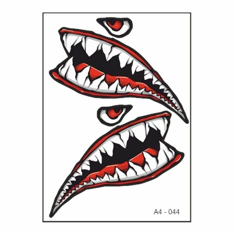 A4 Sticker 044 TEK Paket Çoklu Sticker aksesuar