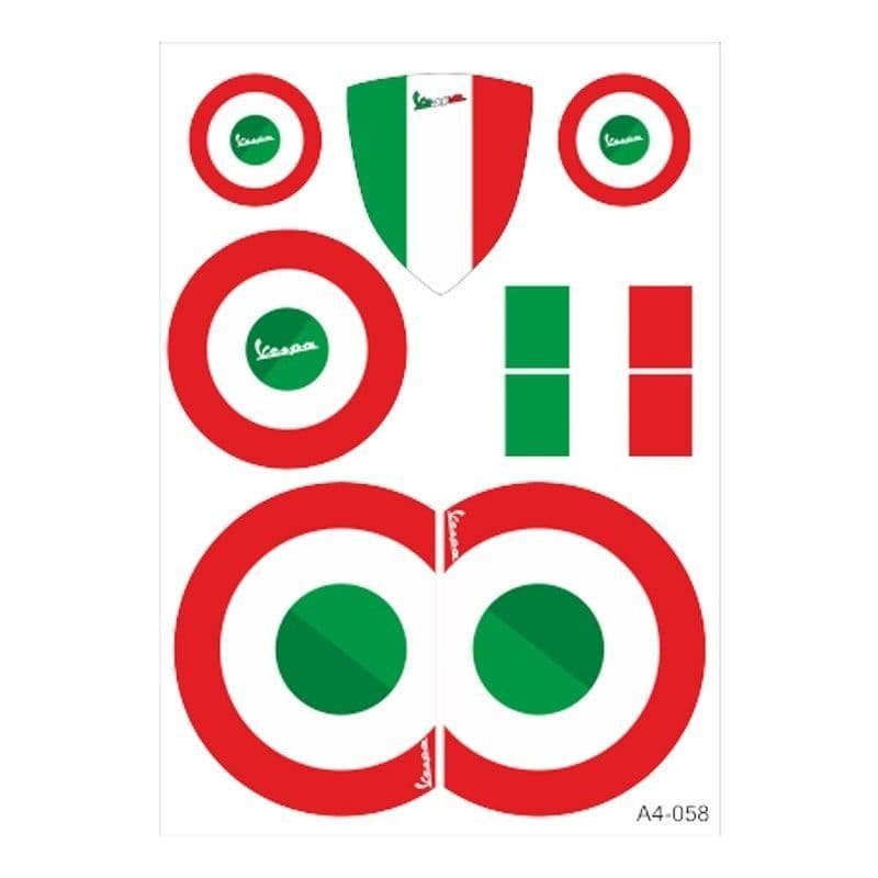 A4 Sticker 058 TEK Paket Çoklu Sticker aksesuar