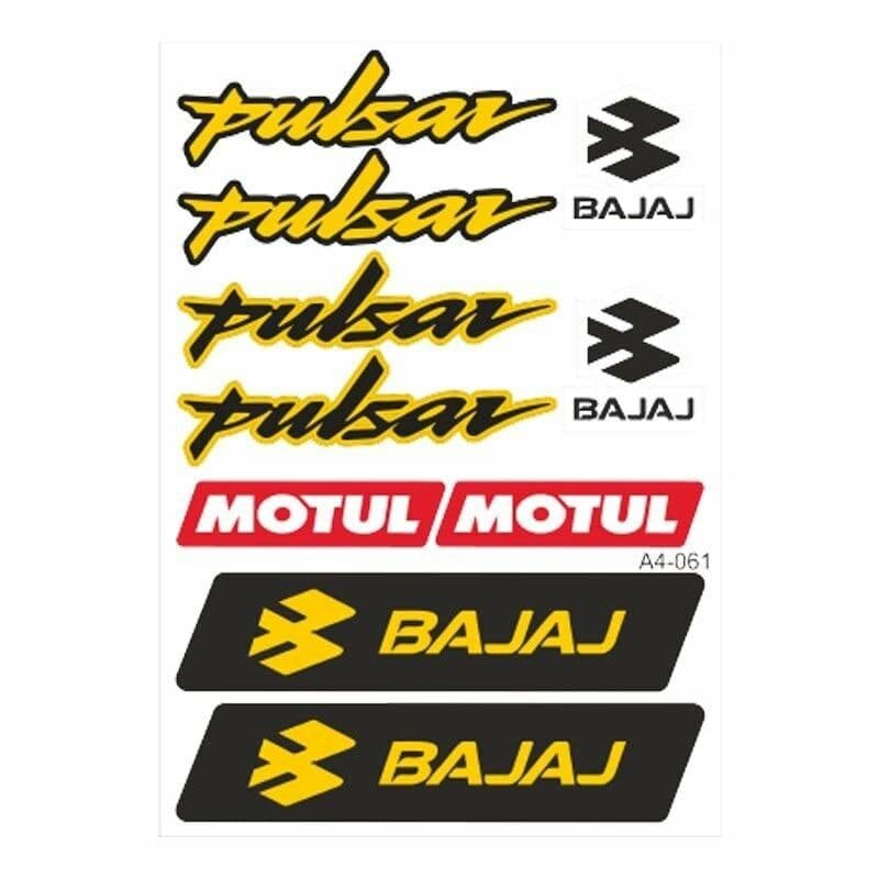 A4 Sticker 061 TEK Paket Çoklu Sticker aksesuar
