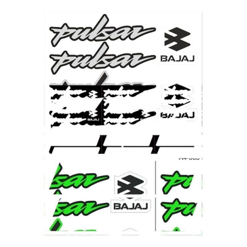 A4 Sticker 063 TEK Paket Çoklu Sticker aksesuar