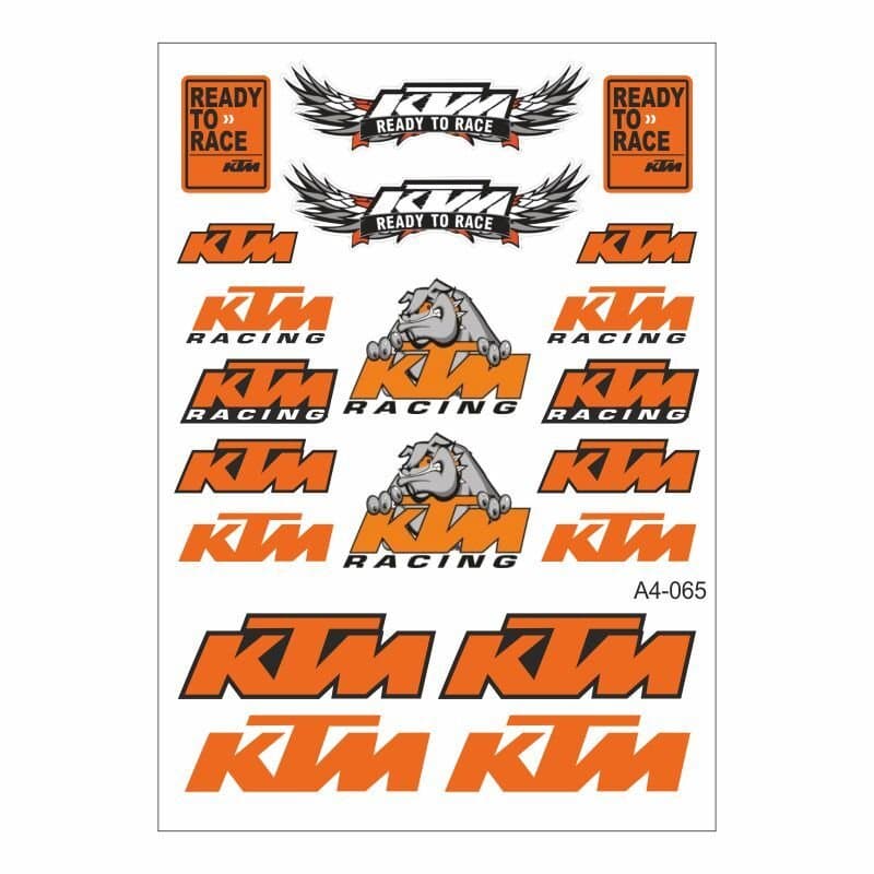 A4 Sticker 065 TEK Paket Çoklu Sticker aksesuar