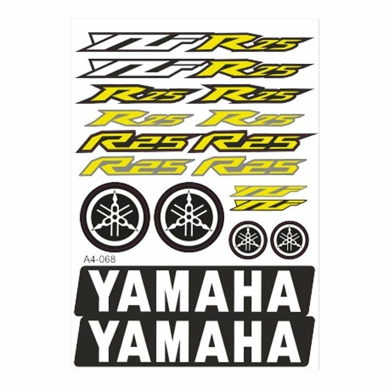 A4 Sticker 068 TEK Paket Çoklu Sticker aksesuar