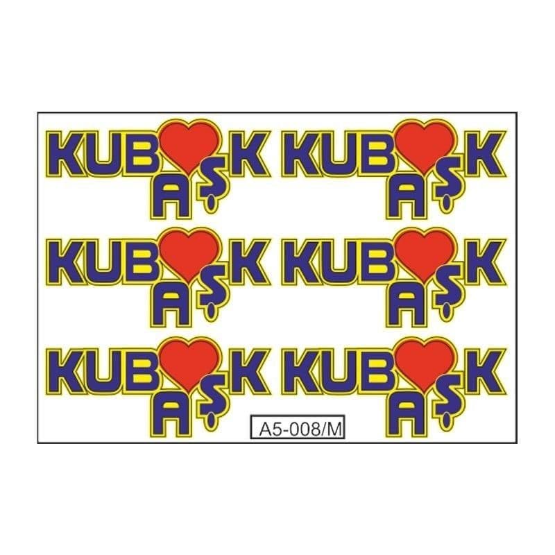 A5 Sticker 014 TEK Paket Çoklu Sticker aksesuar