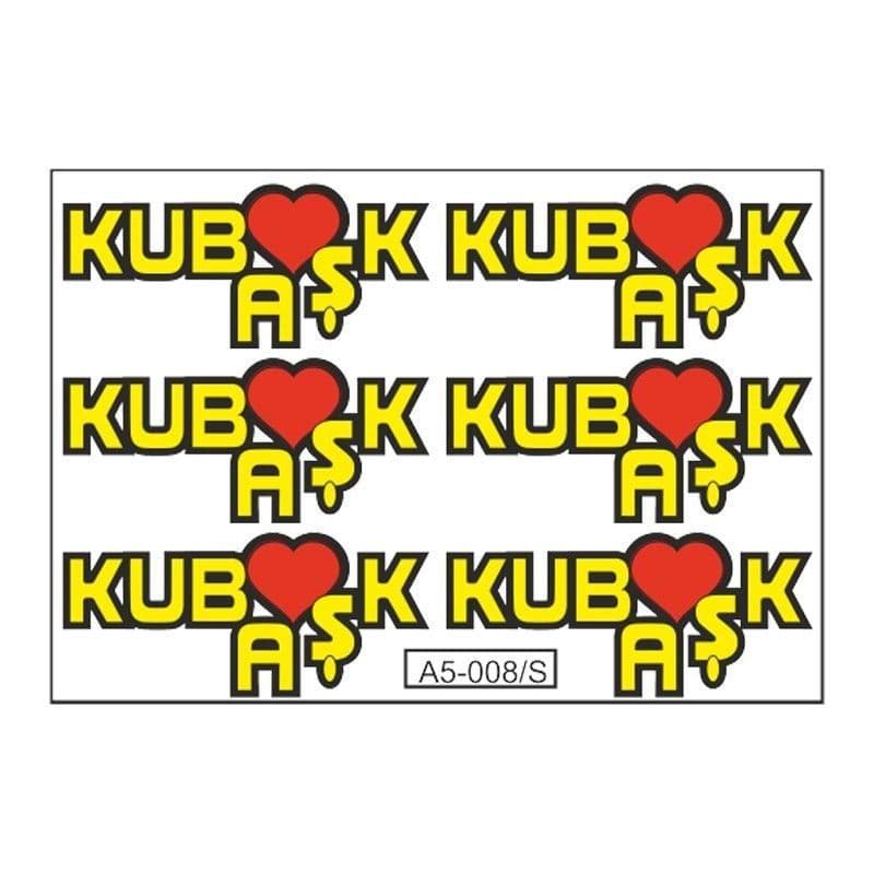A5 Sticker 016 TEK Paket Çoklu Sticker aksesuar