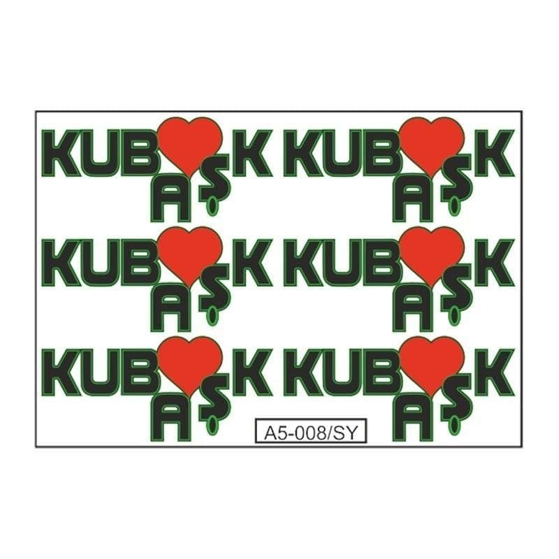 A5 Sticker 017 TEK Paket Çoklu Sticker aksesuar