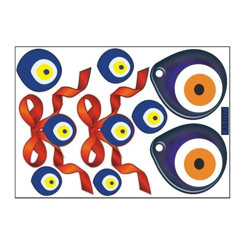 A5 Sticker 026 TEK Paket Çoklu Sticker aksesuar
