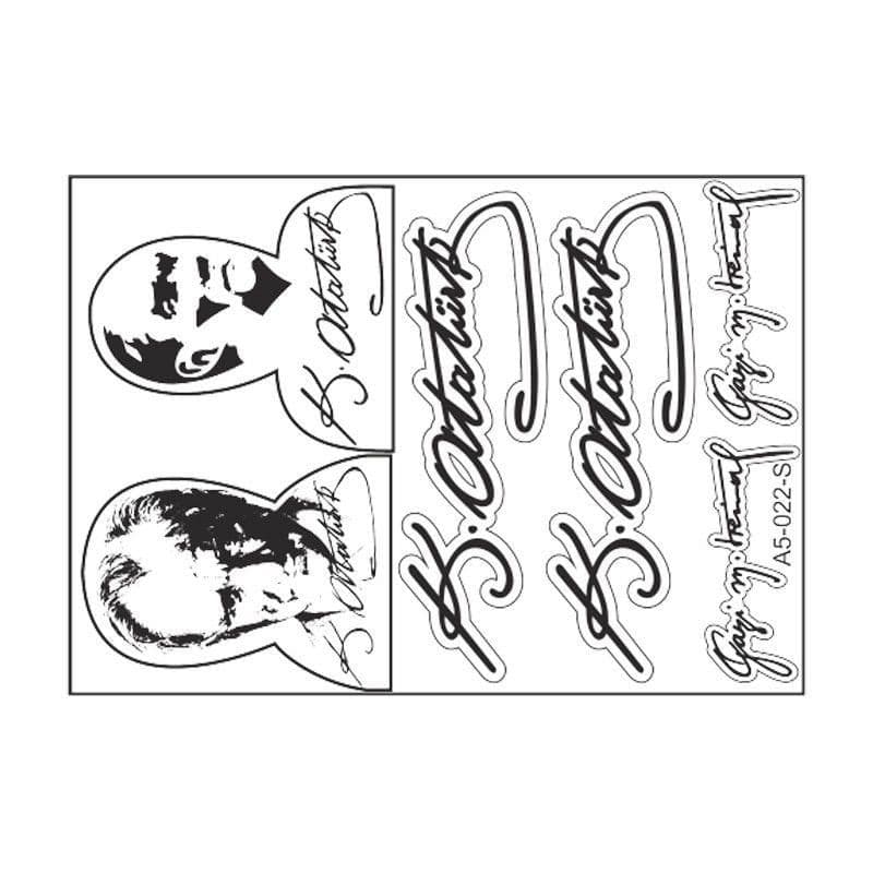 A5 Sticker 034 TEK Paket Çoklu Sticker aksesuar