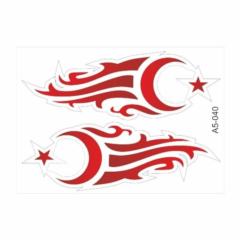 A5 Sticker 052 TEK Paket Çoklu Sticker aksesuar