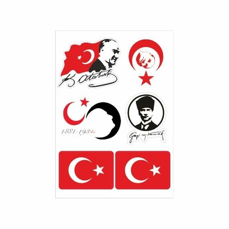 A5 Sticker 066 TEK Paket Çoklu Sticker aksesuar