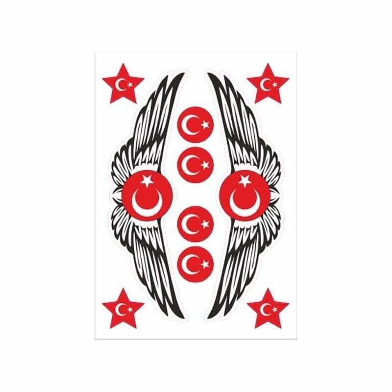 A5 Sticker 070 TEK Paket Çoklu Sticker aksesuar