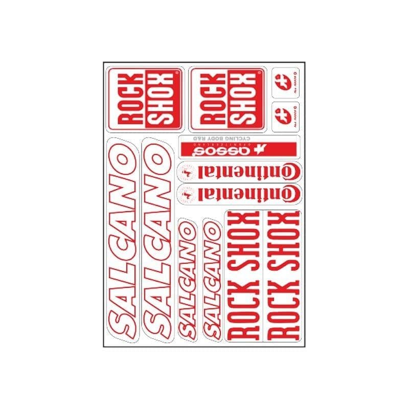 Salcano 001 Bisiklet Sticker aksesuar