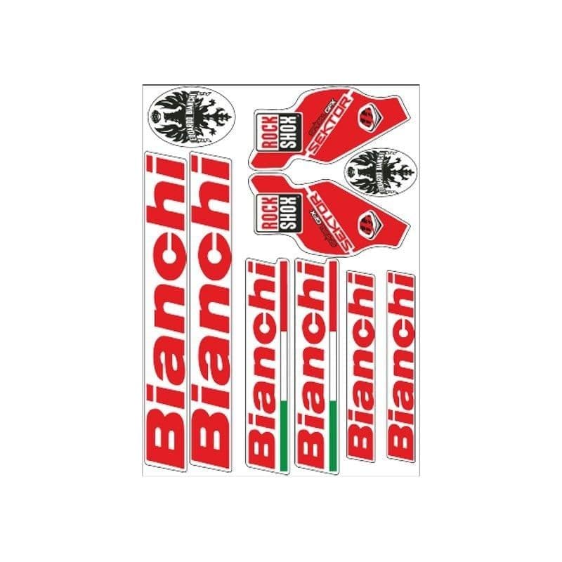 Bianchi 001 Bisiklet Sticker aksesuar