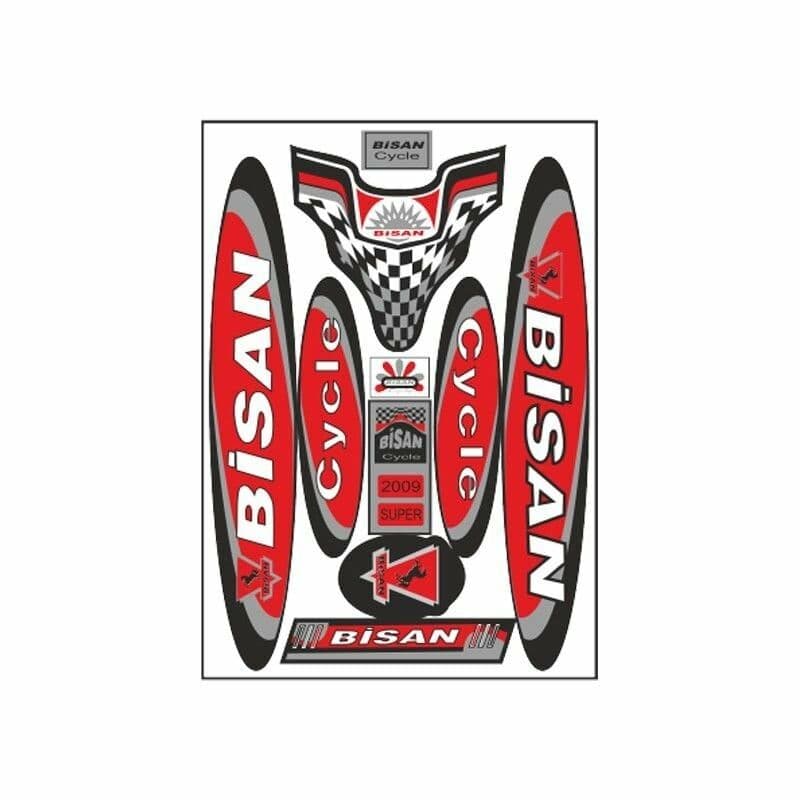 Bisan 001 Bisiklet Sticker aksesuar