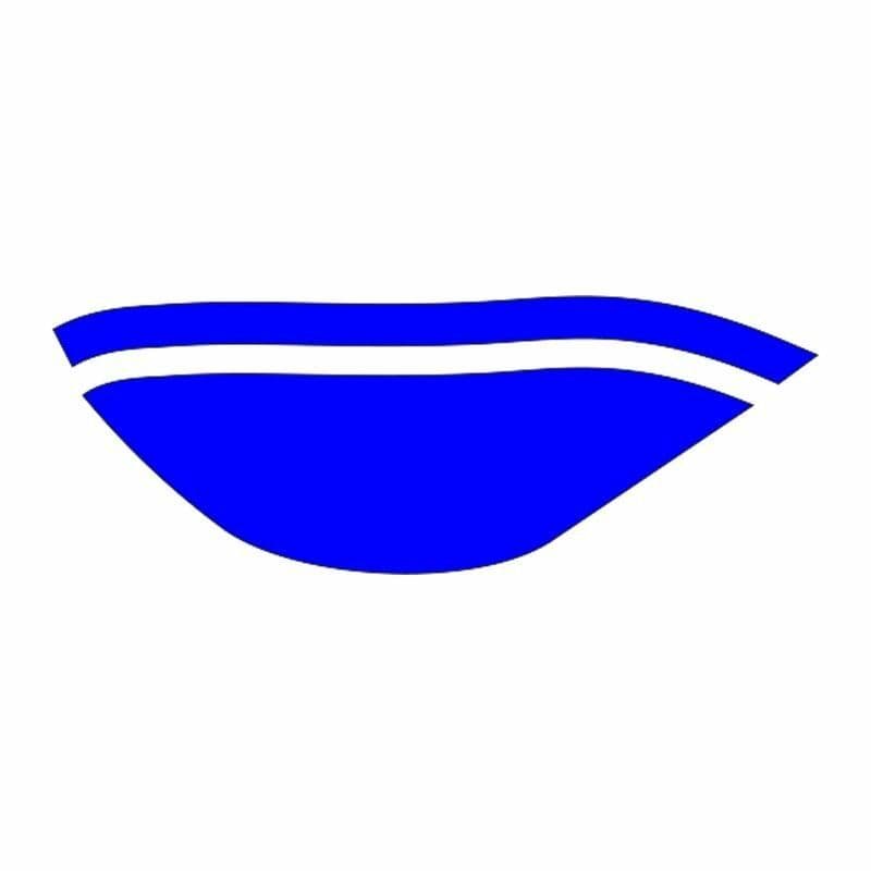 CG Mavi Ön Çamurluk Ön Sticker aksesuar