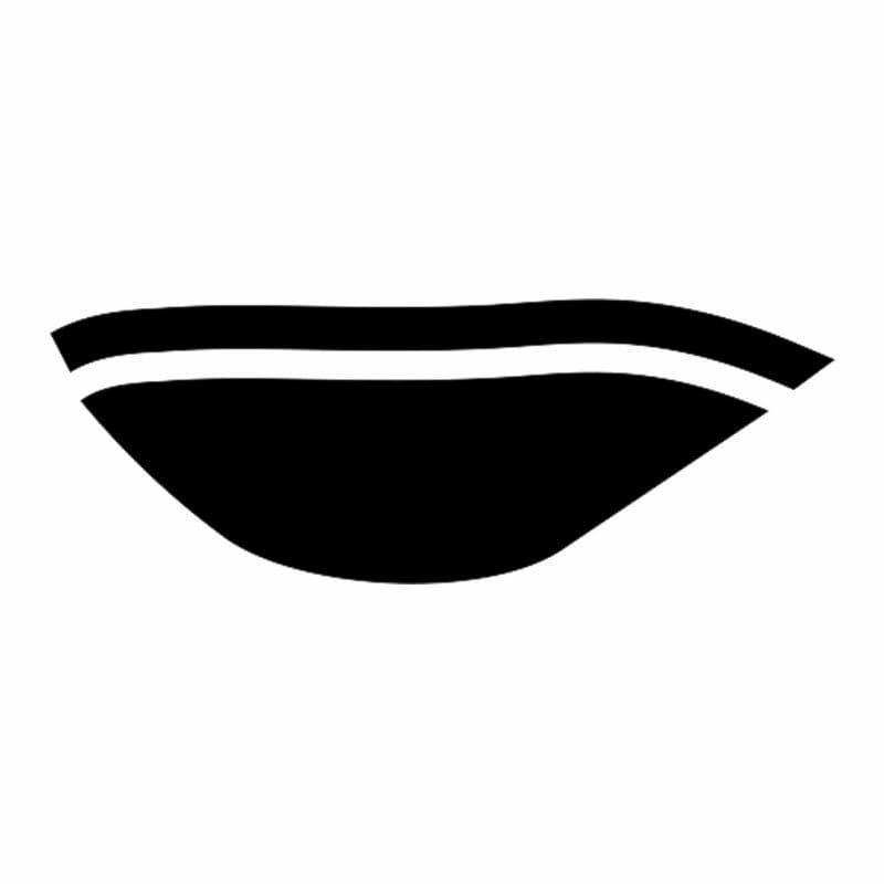 CG Siyah Ön Çamurluk Ön Sticker aksesuar