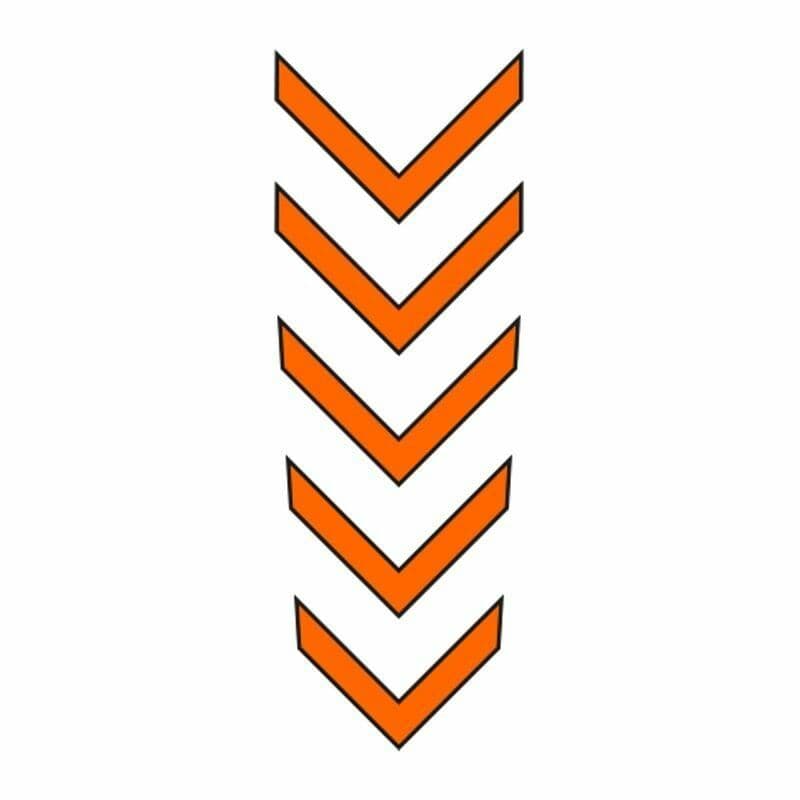 CG Florasan Turuncu Çamurluk Üst Sticker aksesuar