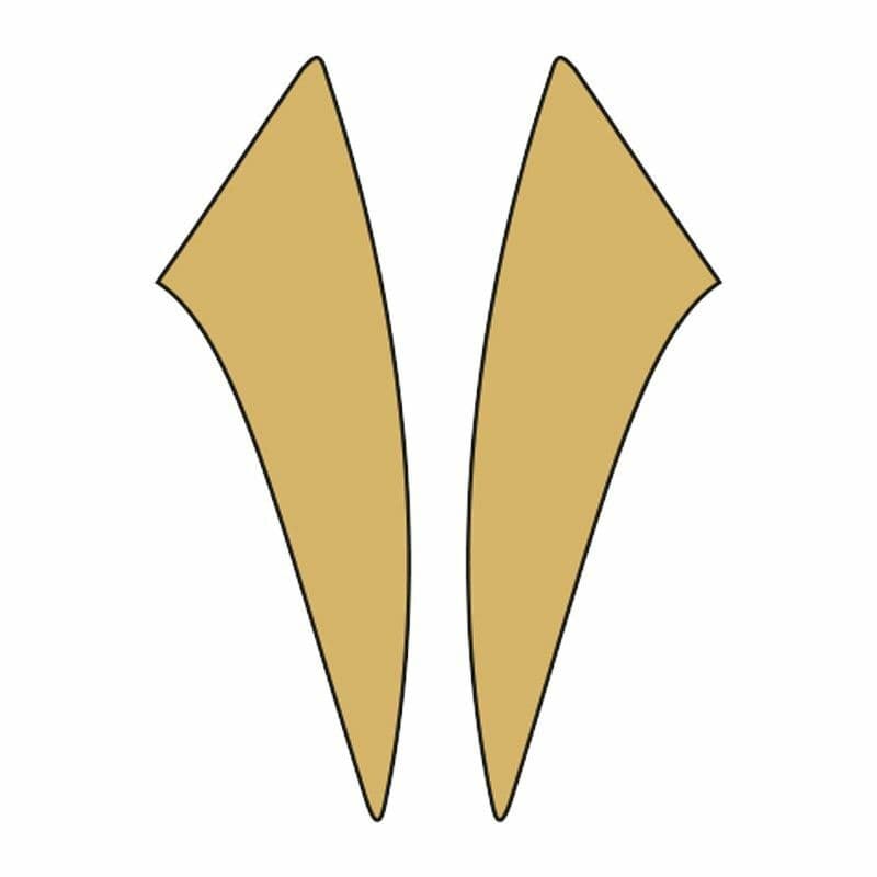 CG Gold Çamurluk Yan Sticker aksesuar