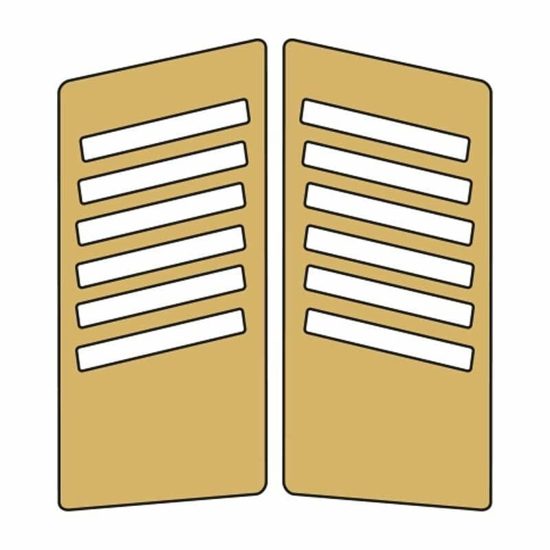 CG Gold Yan Kapak Sticker aksesuar