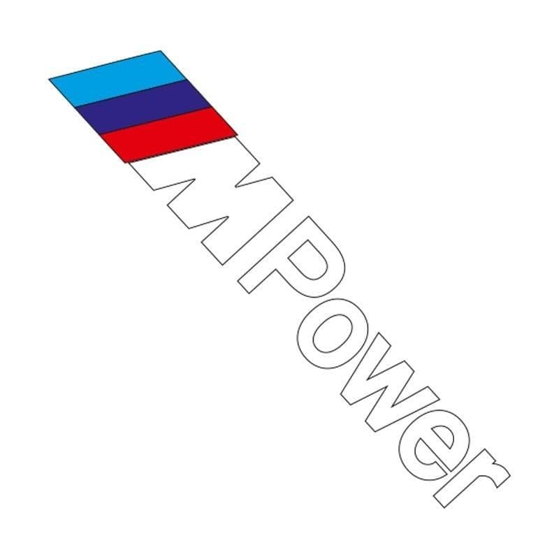 M Power Stıcker CUP Yan Rüzgarlık aksesuar
