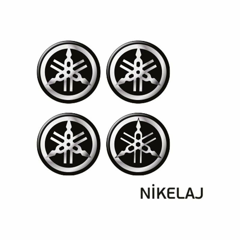 Yamaha Uyumlu (2,4X2,4 Cm) Dörtlü Damla Etiket aksesuar