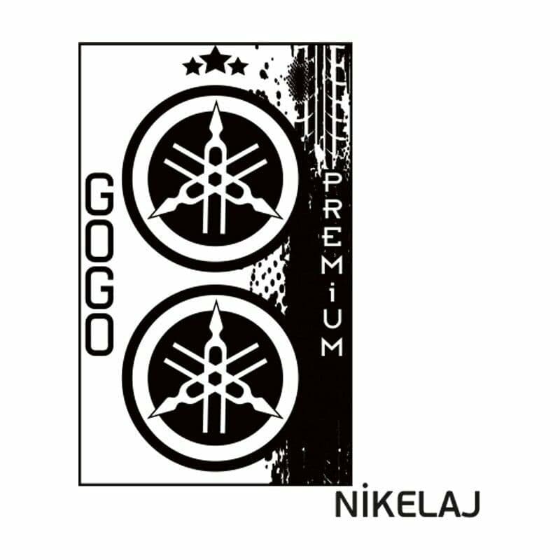 Yamaha Uyumlu (5X5 Cm) İkili Damlasız Etiket aksesuar