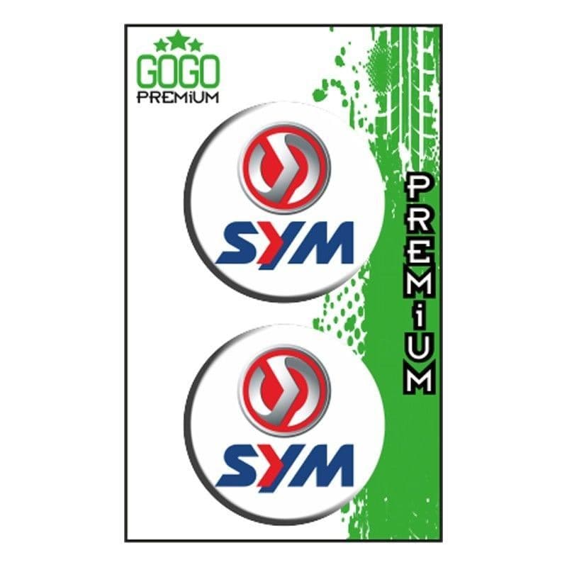 SYM Uyumlu (5X5 Cm) İkili Damla Etiket aksesuar