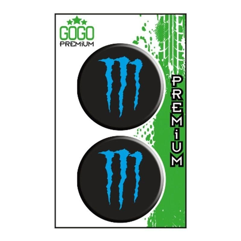 Monster 3 (7X7 Cm) İkili Damla Etiket aksesuar