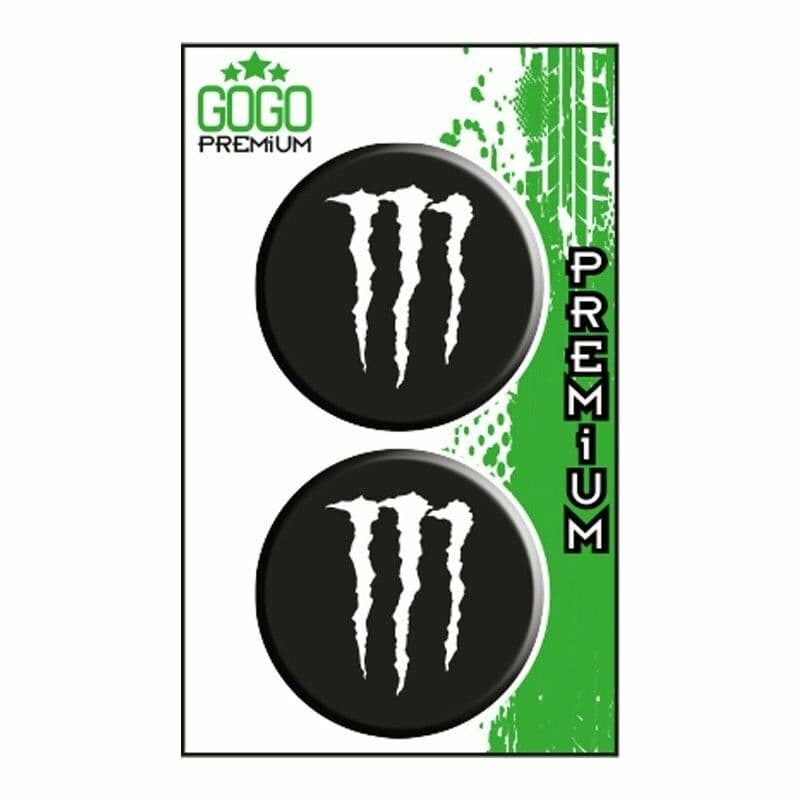 Monster 4 (2.4X2.4 Cm) Üçlü Damla Etiket aksesuar