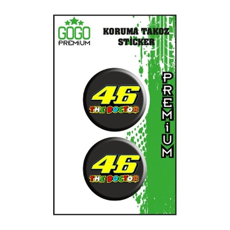 46 Koruma Takozu İkili Damla Sticker aksesuar