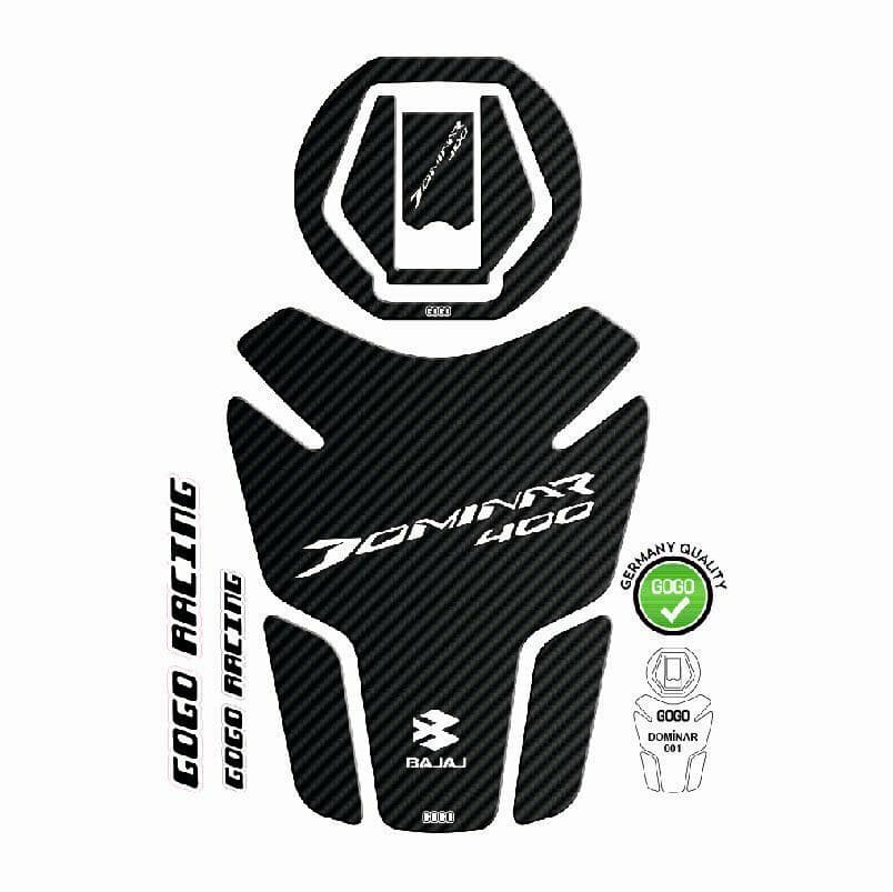 Bajaj Dominar 400 2017 - 2024 Uyumlu Tank Pad aksesuar