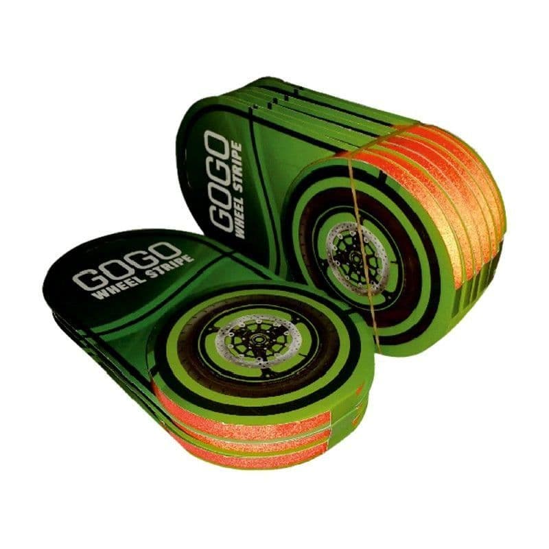 Reflektör Turuncu 7CM X 7 M Lüks 1 Set Jant Şeridi aksesuar